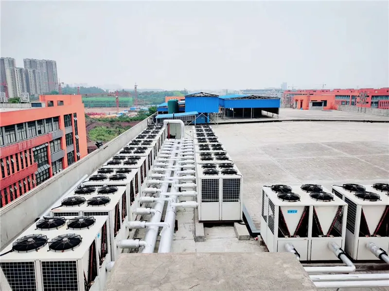 工厂燃气热水器改造空气能热泵工程
