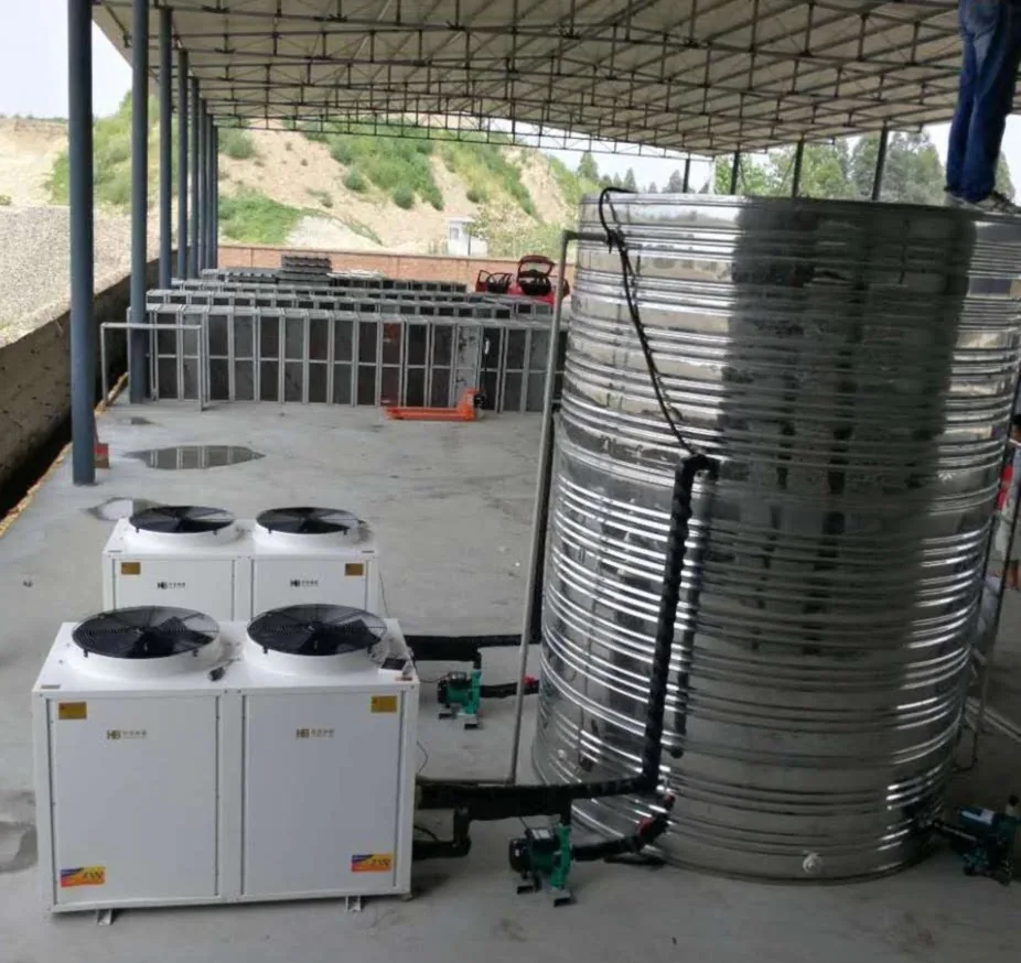 美的空气能热水器180升