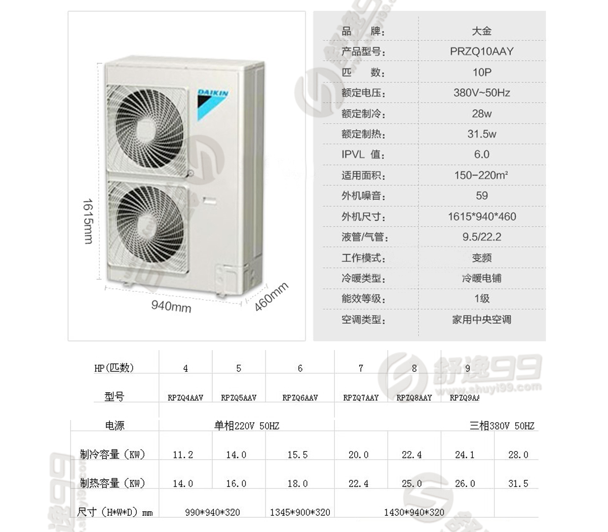 大金一拖七，一拖七大金中央空调，大金一拖七价格
