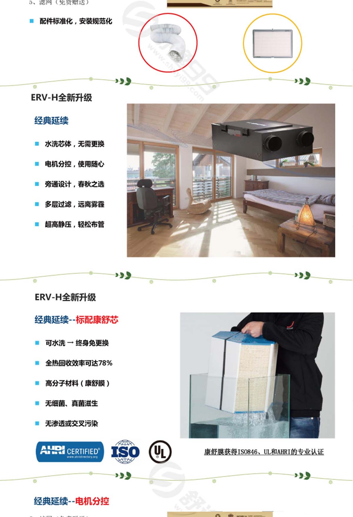 兰舍全热交换新风机