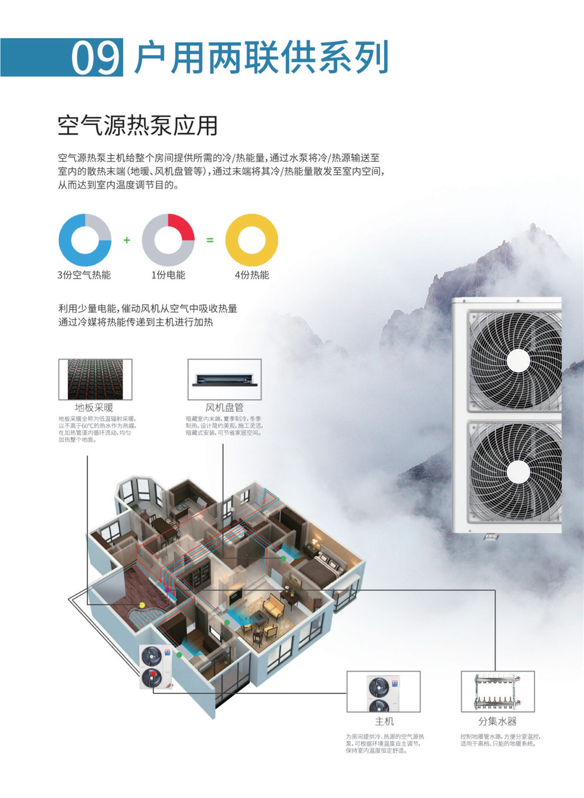 新科环保空气源热泵设备