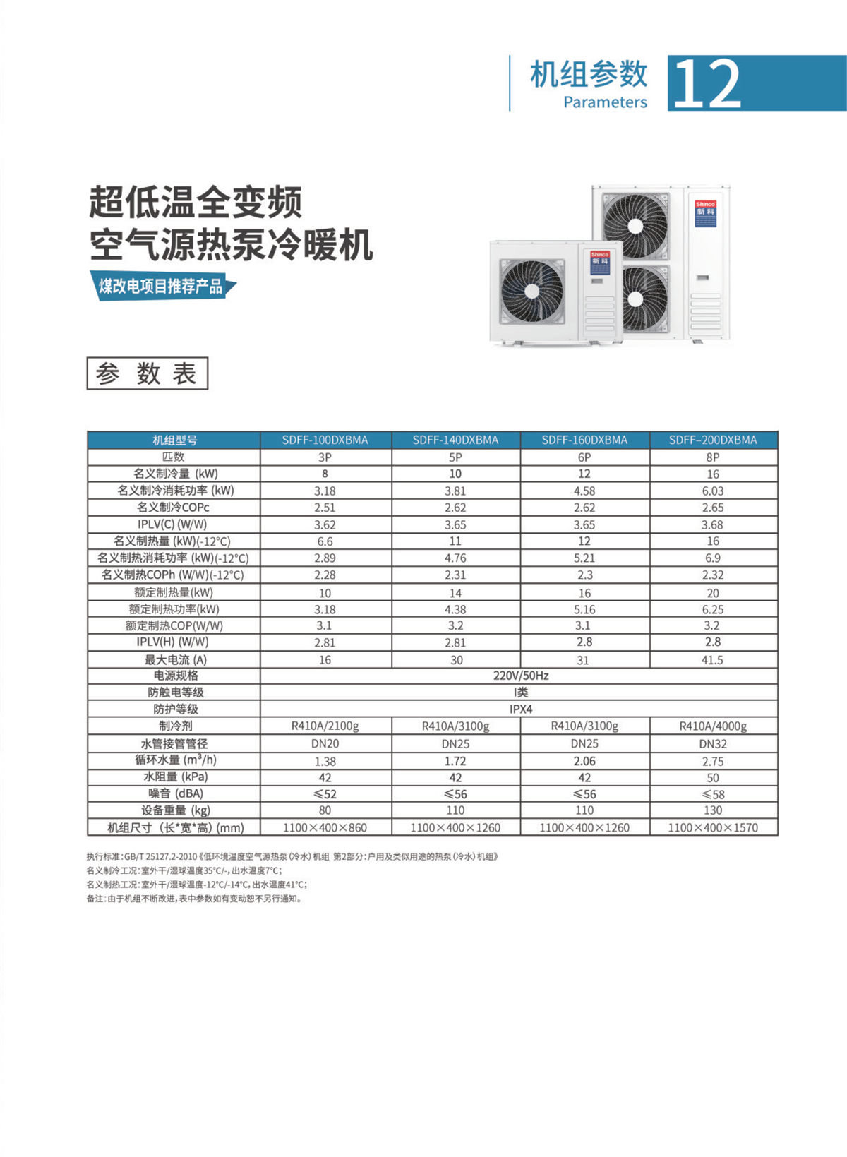 新科环保空气源热泵设备